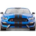 thumbnail image 2 of Ford Mustang Tri-Bar Logo Dual Panels Easy Folding Windshield Sun Shade, 2 of 4