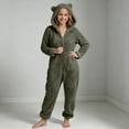 thumbnail image 4 of JOANKDMI Tween Girls Fleece Size 12-13 Onesie Pajamas with Cute Ears Hood Zipper Front Fuzzy Warm Sleepwear Fluffy One Piece Jumpsuit for Winter Lounge Home Casual Nightwear, 4 of 7