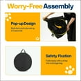thumbnail image 5 of SPECSTAR Outdoor Cat Enclosures 2-in-1, Portable Catio w/Cat Tent, Circle Playpen Tunnel, for Kitty and Small Animals,w/Storage Bag Removable Bottom, 5 of 7