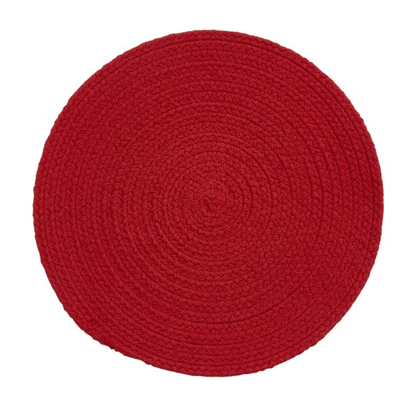 Split P Red Essex Round Placemat Set of 4