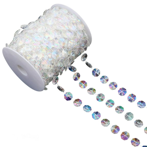 Plastic Bead Chain Craft Beads String For Handmade Necklace Bracelets Jewelry Making Wedding Dress Clothing Decoration