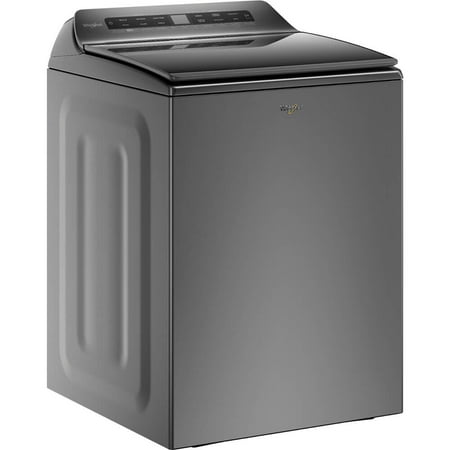Whirlpool - 4.8 Cu. Ft. Smart Top Load Washer with Load & Go Dispenser - Chrome Shadow