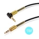 thumbnail image 5 of Cable De Audio Auxiliar Para Automóvil Conector De 3,5 Mm Macho A Macho Hifi Cable De Audio Estéreo Universal Con Ángulo De 90 Grados Kearding VI008652-01, 5 of 6