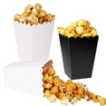 thumbnail image 1 of Black+White Popcorn Boxes Mini Paper Popcorn Box Cardboard Popcorn Container for Party, Pack of 50, 1 of 5