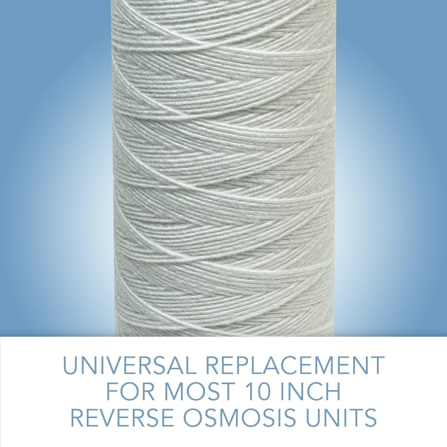 CFS  Polypropylene String Wound Water Filter Cartridges Compatible with Culligan Sediment Filter, Heavy Duty Well Water Filter Models  Whole House Replacement Filter Cartridge  5 Micron 4 Pack