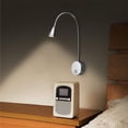 thumbnail image 3 of Lámpara de lectura montaje en pared Lámpara de cama LED Interruptor táctil Lámpara de cuello de cisne regulable lámpara de lectura de cama Iluminación nocturna brillante de 3 W Luz de lectura con, 3 of 6