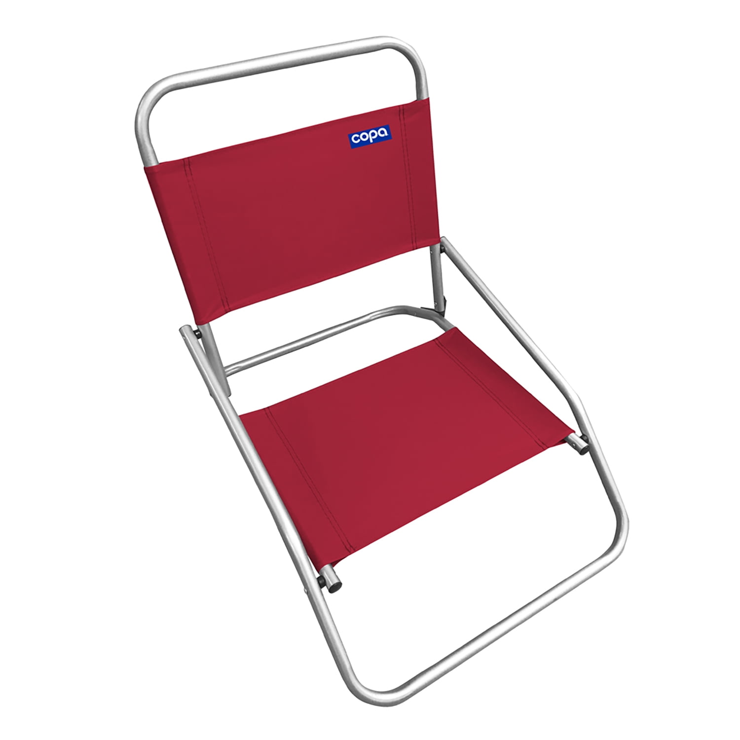 Seasonal Supply Co. 1-Position Sand Steel Beach Chair