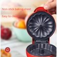 thumbnail image 4 of WJCA Compact 5" Heart Waffle Maker, Adjustable Browning Control & Non-Stick Cooking, Perfect for Stuffed Waffles,Red Appliance., 4 of 9