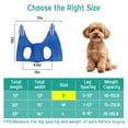 thumbnail image 2 of ZALALOVA Dog Grooming Hammock, Small Dogs Hanging Harness Holder Hanger for Nail Clipping,Nail Trimming Hammock,Dog Sling Restraint for Claw Care, 2 of 7