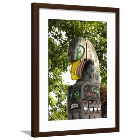 Canada, British Columbia, Vancouver Island. Eagle Above Bear Holding Fish Framed Print Wall Art By Kevin (Best Place To Fish On Vancouver Island)