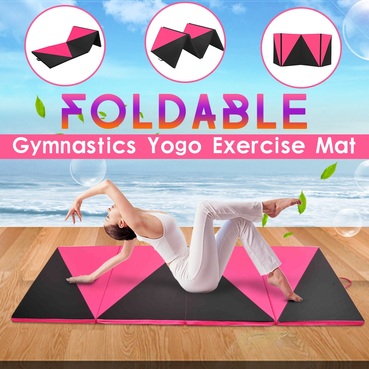 folding exercise mat walmart