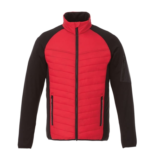 Elevate - Chaqueta aislante híbrida modelo Banff para hombre (Rojo)