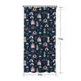 thumbnail image 5 of Dark Blue Little Princess Pattern Shower Curtain 36"x72" ,Bathroom Decorative Shower Curtains Set with 12 Hooks,Modern Waterproof Washable Shower Curtain, 5 of 6