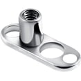 thumbnail image 3 of Luxe Modz Dermal Piercing Kits for All Piercings 14G Dermal Tops 4mm CZ Dermal Base 2mm Raise MicroDermal Anchor Tube Insertion Hemostat Forceps 6" Dermal Punch 2mm Surface Skin Piercing Jewelry, 3 of 5