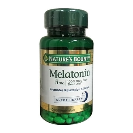 bounty melatonin natures nighttime