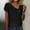 Black, variant on Rezuofi Shirts for Women Trendy Summer 2025 Petal Short Sleeve v Neck Petite Tops Cute Lace Eyelet Blouses Dressy Casual