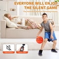 thumbnail image 3 of Silent Basketball Montxilele para interiores, tamaño 7, con aro montado en la pared, 3 of 9