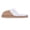 Khaki, variant on Millffy Nordic Style Faux Fur Trim Rabbit Fur Hair Women's Suede Slippers Memory Foam Comfy Indoor eva Slipper (US 7-8, Khaki)