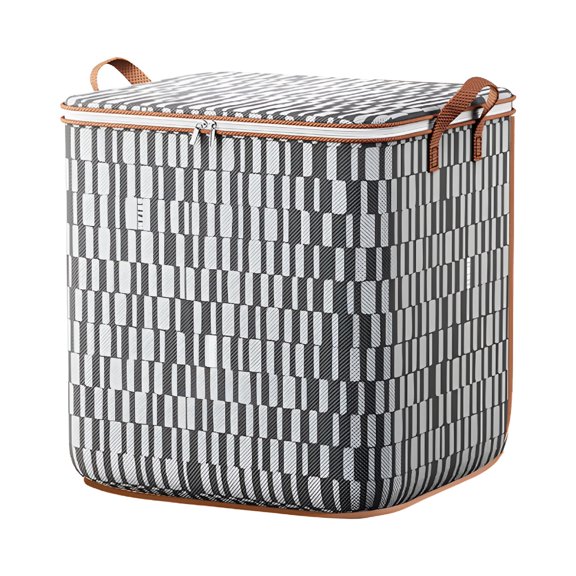 XIBUFE Foldable Fabric Storage Bins For Clothes With Lids And Handles, Dorm Essentials