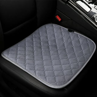 Car USB Heated Seat Cushion Winter Plush Child Seat Pad, Size: 90x32cm(Gray)