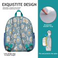 thumbnail image 5 of Cute Small Backpack for School with Daisy Print Design, Lightweight School Bag for Daily Use and Travel, 5 of 6