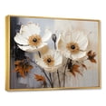 thumbnail image 2 of Designart "Moments Of Vivid Poppy Minimalism I" Poppies Floater Framed Canvas Wall Art, 2 of 5