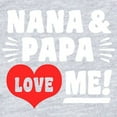 thumbnail image 2 of CafePress - Nana And Papa Love Me - Cute Infant Bodysuit Baby Romper - Size Newborn - 24 Months, 2 of 3