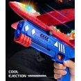 thumbnail image 4 of Paquete de 3 juguetes de lanzamiento de aviones, avión catapulta para niños con 3 pegatinas de bricolaje, juguetes voladores para niños, regalos para niños de 4 a 12 años, 4 of 8