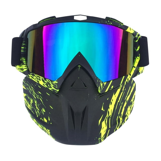 asddcavvf Lunettes Rétro Moto Tout-Terrain Lunettes de Course Lunettes de Ski Lunettes de Vélo Lunettes pour Tout-Petits 2 Ans Lunettes Transparentes Dpg82-11