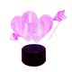 thumbnail image 2 of Fiudx Lámpara de Mesa de San Valentín, Fuente de Luz Led, Efectos Visuales Únicos, Bonita Decoración para El Hogar, Iluminación para Dormitorio y Sala de Estar, Segura para La Vista, Alimentación Por, 2 of 2