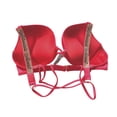 thumbnail image 2 of Victoria's Secret Swim Bombshell Push Up Bikini Top Shine Strappy Strap Red Cup Size 36B NWT, 2 of 4