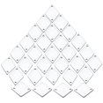 thumbnail image 1 of (100pcs Rhombus) - 100pcs 304 Stainless Steel Rhombus Stamp Pendants with Two Hole as Pendant Links for DIY Jewellery Making Bracelet Necklace Earring, Stainless Steel Colour, 14x11x1mm, Hole: 1mm, 1 of 6