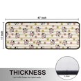 thumbnail image 5 of Cow and Flower Beige Pattern Anti Fatigue Kitchen Rugs Set Of 2, Non Slip Washable Decorative Floor Mats for Sink Laundry and Home Use, 17"x47", 5 of 5