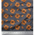 thumbnail image 1 of Soimoi Poly Crepe Fabric Fox Kids Print Fabric by The Yard 42 Inch Wide, 1 of 3