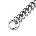 thumbnail image 3 of W/W Lifetime Silver Dog Collar Slip Metal Chain Heavy Duty Bulldog Collar, 3 of 7