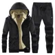 thumbnail image 3 of Sudadera con capucha de invierno de cachemira de cordero, ropa deportiva gruesa y cálida, traje informal para hombre, conjunto de dos piezas, conjuntos de marca de moda para hombre, chándal, 3 of 4