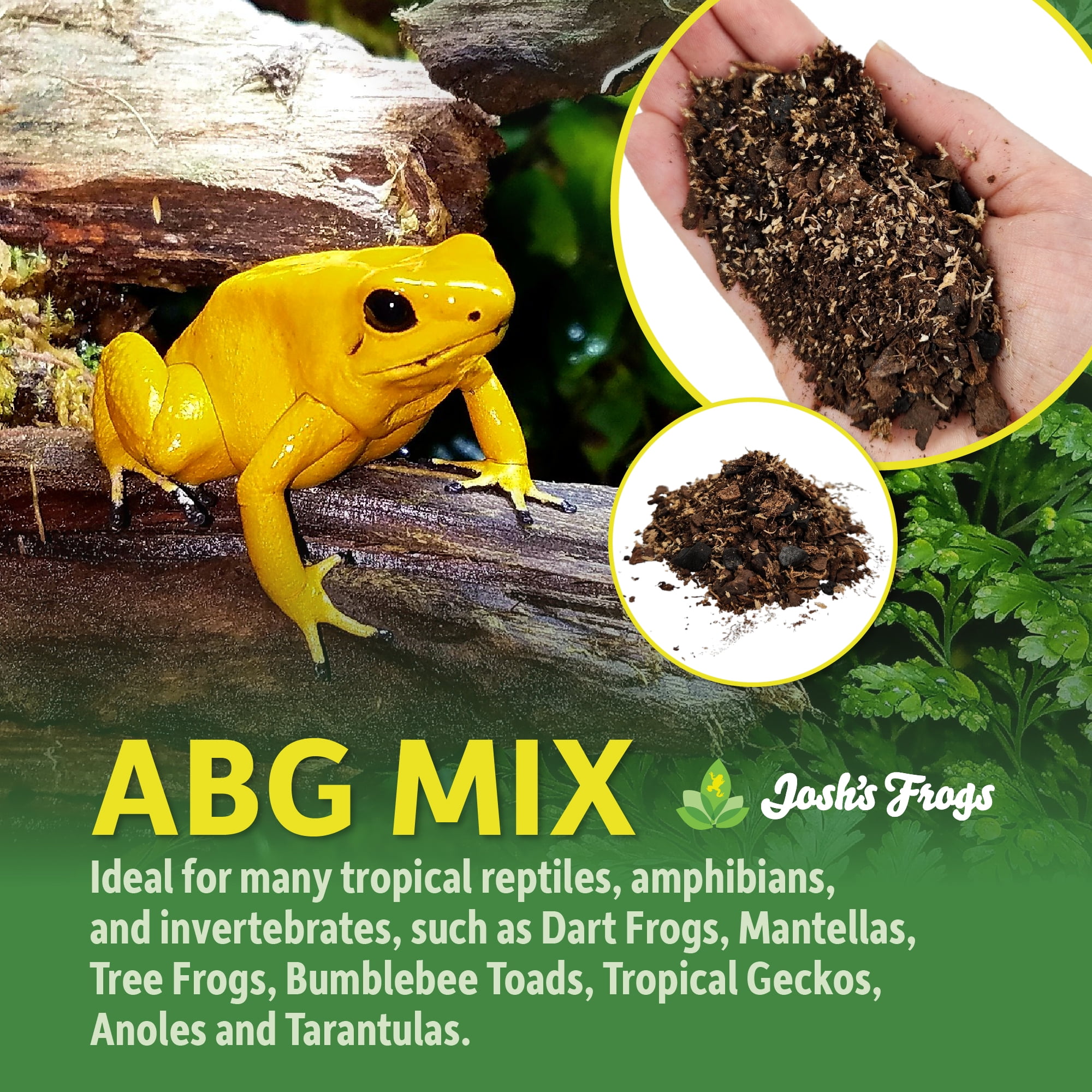 Josh's Frogs ABG Vivarium Substrate Mix (4 Quart/1 Gallon)
