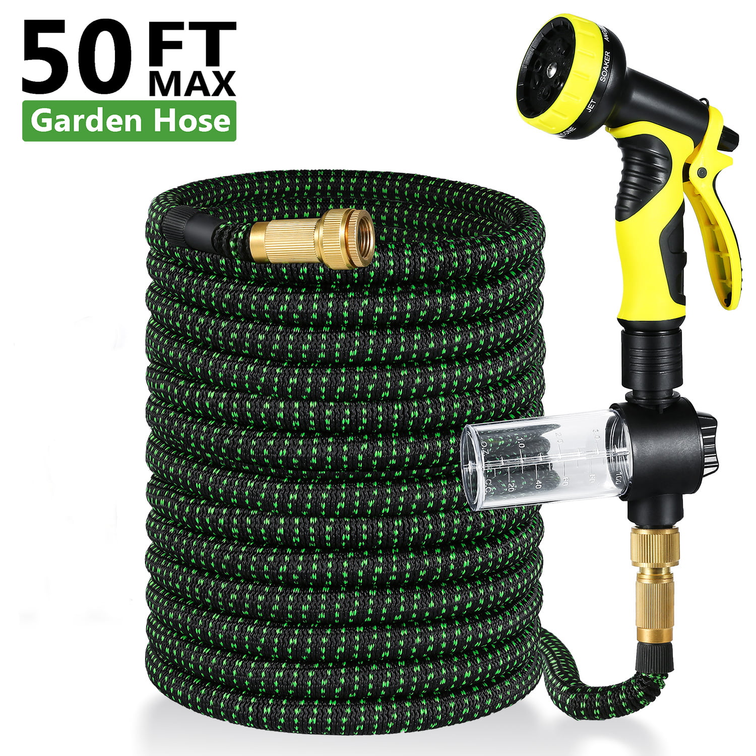 Garden Water Hose Expandable Flexible Pipe Magic Home Watering Spray Outdoor New 