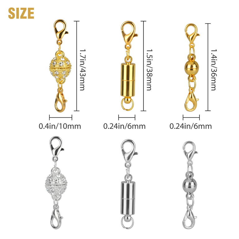 8Pcs DIY Jewelry Bracelet Extender Jewelry Clasps Converters Necklaces  Making Supplies – the best products in the Joom Geek online store