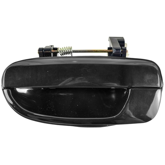 TRQ Black Rear Outside Exterior Door Handle Driver Side Left LH for 00-06 Accent DHA48684