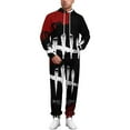 thumbnail image 3 of Dead by Daylight DBD Unisex Adult Sweatsuits Hoodie & Sweatpants Long Sleeve Hooded Sweatshirt Matching Joggers Tracksuit Sets XL, 3 of 9