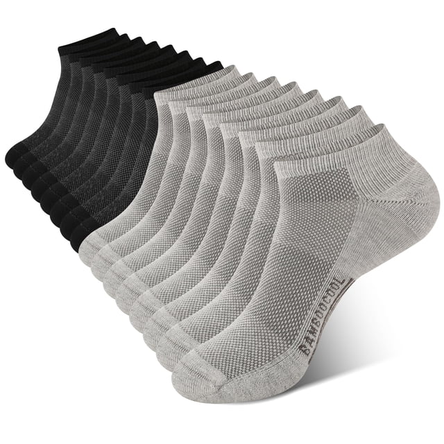Pack de 8 calcetines deportivos acolchados BAMBOO COOL para hombre
