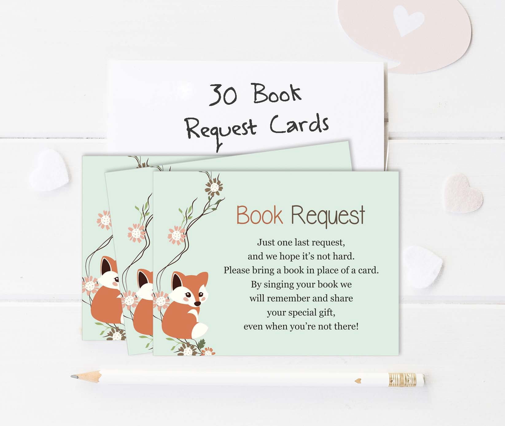 Inkdotpot 30Jungle Animals Gender Neutral Baby Shower Book Request Cards Bring A Book Instead Of A Card Baby Shower Invitations Inserts Games