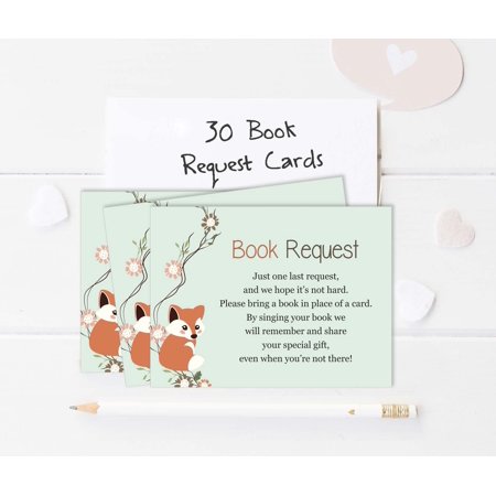 Inkdotpot 30Jungle Animals Gender Neutral Baby Shower Book Request Cards Bring A Book Instead Of A Card Baby Shower Invitations Inserts Games