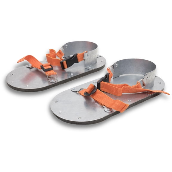 MARSHALLTOWN RED704138 Asphalt Shoes, Galvanized Steel with Felt Soles