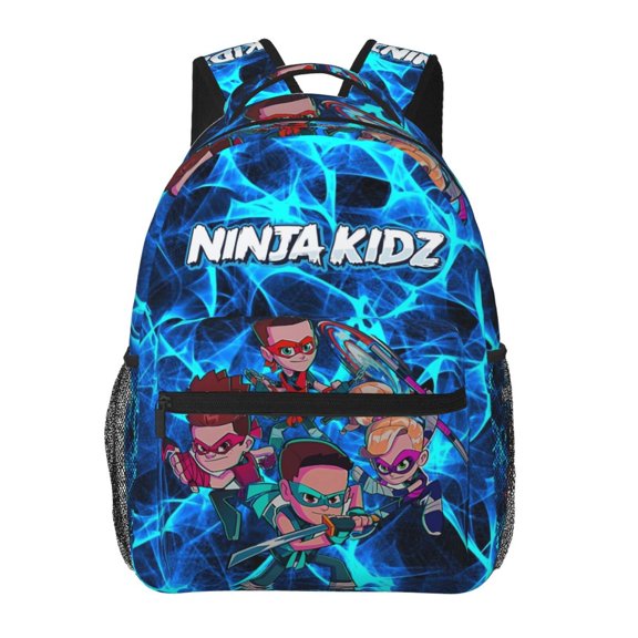 Ninja Kidz Backpack Lightweight Bookbag Casual Daypack For Women Men Travel Laptop Bag Multifunctional Bag