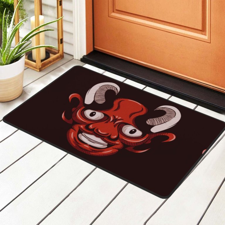 24x35 inch Door Mat Indoor Entrance Aztec Trellis Absorbent Machine  Washable Inside Door Mat, Non Slip Low-Profile Entrance Rug for Entry, Back  Door