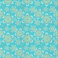 thumbnail image 1 of Ahgly Company Machine Washable Indoor Square Transitional Jellyfish Green Area Rugs, 4' Square, 1 of 7