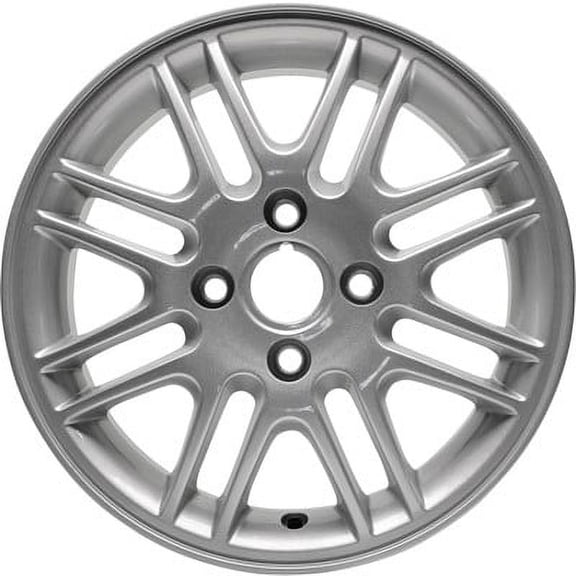 KAI 15 X 6 Reconditioned OEM Aluminum Alloy Wheel, All Painted Silver, Fits 2000-2011 Ford Focus