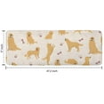 thumbnail image 7 of Golden Retriever with Bones and Paws Kitchen Rug Mat,Kitchen Runner Rugs Non Skid Washable,Decorative Kitchen Floor Mats for Kitchen,Sink,Laundry,17"x47.2", 7 of 7